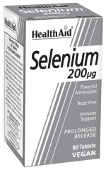 Selenium 200mcg. 60comp. Health Aid