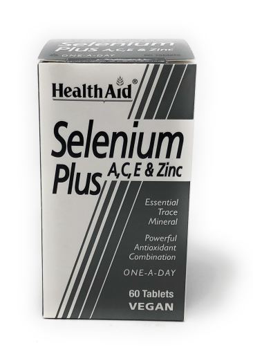 Selenium Plus A, C, E &amp; Zinc 60COMP. Health Aid