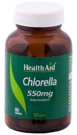 Chlorella 550 mg Derived from Wild Herbs 60 Tablets