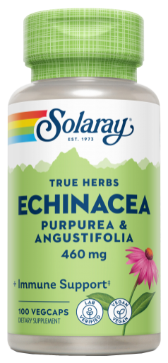 Echinacea Angustifolia Purpurea 460 mg 100 Vegetable Capsules