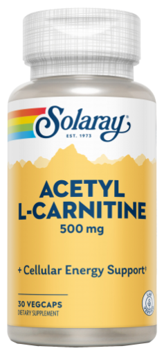 Acetyl L-Carnitine 500 mg 30 Vegetable Capsules