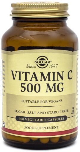 Vitamin C 500 mg 100 Vegetable Capsules