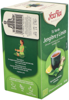 Green Tea Ginger and Lemon 17 Sachets Bio