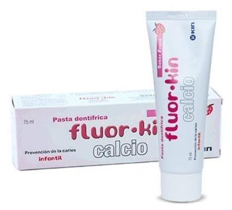 Fluor Calcium Strawberry Children&#39;s Toothpaste 75 ml