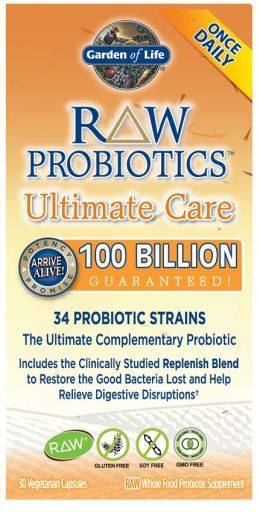 Raw Probiotics Ultimate Care 30 Veggie Capsules