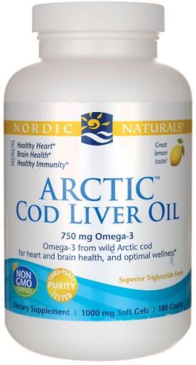 Cod Liver Oil Arctic Lemon 90 Soft Capsules