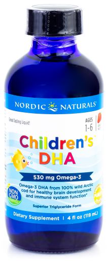 DHA Strawberry for Children 530 mg Omega-3 119 ml