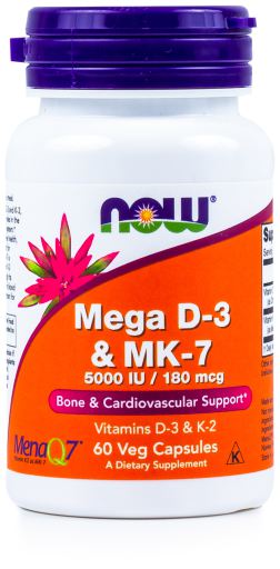 Mega D-3 & MK-7 60 Capsules