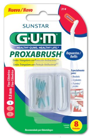 Interdental Proxabrush Refills Fine Cylindrical