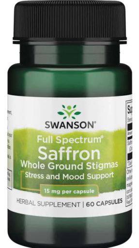 Full Spectrum Saffron 15 mg 60 Capsules