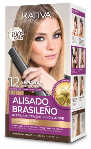 Blonde Brazilian Straightening Kit
