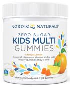 Kids Multi Zero Sugar, Orange Lemon 120 gummies