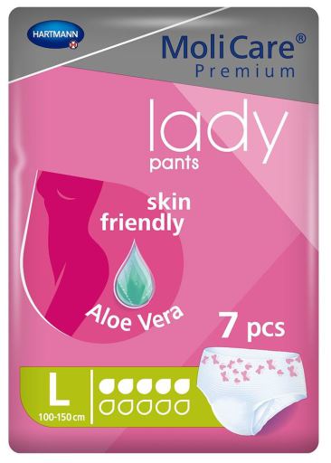 5 Drops Women&#39;s Incontinence Panties L 7 pcs