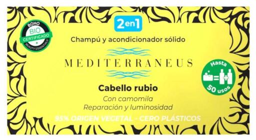 Solid Shampoo and Conditioner for Blonde Hair 50 gr
