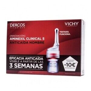 Dercos Aminexil Clinical 5 Men&#39;s Anti-Hair Loss Treatment 21x6 ml