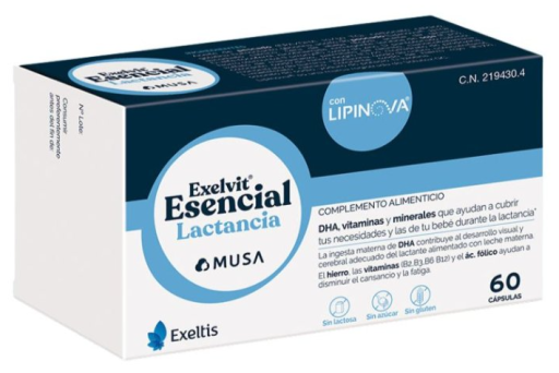 Exelvit Esencial Lactancia 60 Cápsulas